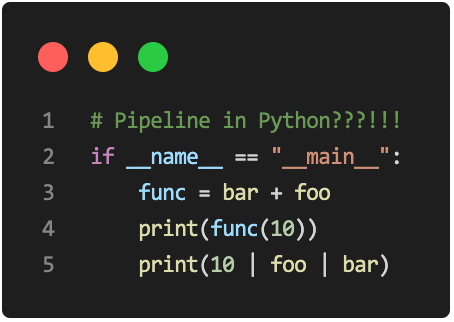 Pipeline in Python?!